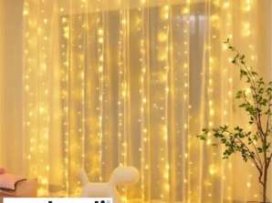 3D LED LIGHTS IN THE SHAPE OF CURLIGHT CURTAIN