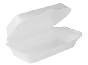 Emballage jetable en polystyrène (boîte à lunch) IP8 blanc - Fabricant