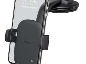 Aukey HD-C50 Magnetyczny uchwyt na telefon komórkowy do samochodów, obrót o 360 °, deska rozdzielcza, przednia szyba