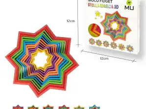 3D Magic Star Toys Antistress Fidget Octagon Antistress Figet Žaislų žaidimas Office Hand Flip Puzzle