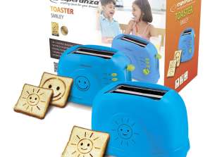 TOASTER SANDWICH MAKER SMILEY 750W COLORS