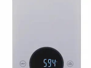 ELECTRIC GLASS KITCHEN SCALES 10KG LED BATTERIES
