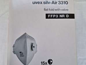 Χονδρική προστατευτική μάσκα FFP3 Uvex silv-Air 3310