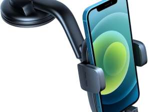 Montare telefon pentru mașină, [Gratuit pentru instalare & Super stabil] Suport pentru telefon auto Montare potrivită pentru toate telefoanele mobile cu carcasă groasă Suport auto pentru iPhone Samsung Cell