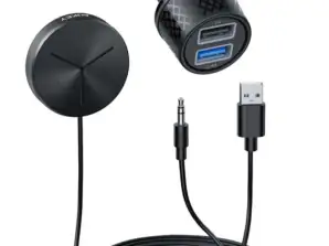 Kit récepteur audio de voiture sans fil AUKEY pour la conversation mains libres et le streaming de musique - Bluetooth V4.1: La dernière technologie Bluetooth 4.1 + EDR