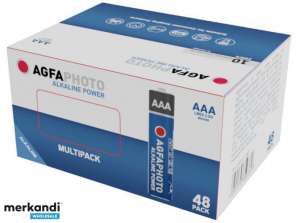AGFAPHOTO Battery Power Alkaline Micro AAA 48 Pack