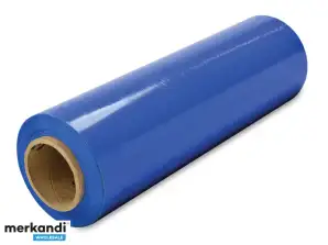 PE strečová fólie modrá 500mm široká 300m dlouhá 23my