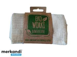 Worki bawełniane ekologiczne bawełna zestaw 2 sztuk