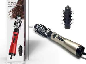 Rotating Hair Styler Hair Dryer Brush Hot Air Hair Curler 2 en 1 - Professional hot air styler Styling styler + sèche-cheveux