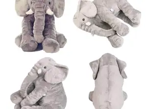 Introducing the Adorable Elephant Pillow - The Perfect Cuddle Companion for All Ages!