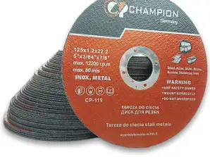 Meules CP-119 Champion 125 x 1,2 mm - Vitesse maximale 12200 tr/min