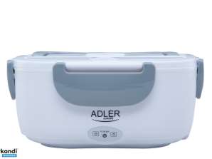 Adler AD 4474 grau Lebensmittelbehälter beheizt Lunchbox Set Behälter Trennlöffel 1 1 L