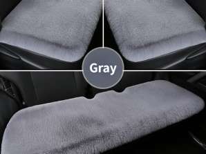 Introducing New FurryFluff Car Seat Cushions: Elevate Your Driving Experience! - GRAY!!!