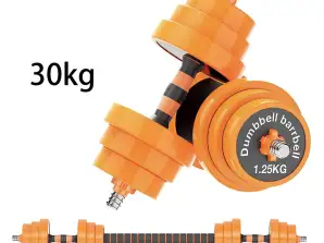 Gruper Weights Dumbbell Barbell Set, 44Lbs 66Lbs 88Lbs 2 en 1 Poids réglables Ensemble d’haltères, Home Fitness Weight Set Gym Workout Exercice Entraînement