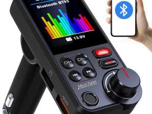 Auto raidītājs BLUETOOTH FM MP3 ātrā lādētāja USB ligzda QC 3.0 BT310