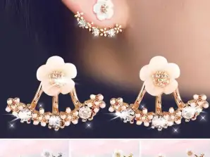 Eleva la tua collezione di accessori con gli orecchini a fiore da donna BeautyFlora in oro rosa!