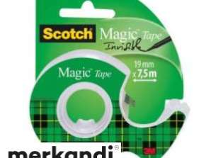 SCOTCH - Magic 810 plakband 19mmx7,5mt met slak