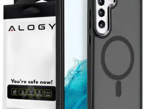 Carcasă mată pentru MagSafe Alogy Ring Mag Clear Case pentru Qi Încărcătoare pentru Sa