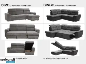 SPECIAL OFFER Sofa Corner Sofa Living Landscape with Functions of Different Functions Models