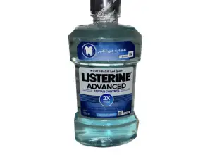 Listerine mouthwash in semi-coarse or paddle