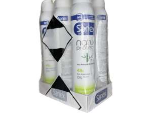 Sanex-deodorantti puolitukkumyynnissä tai kuormalavoilla - useita makuja