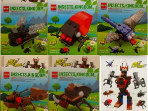 SET OF BUILDING BLOCKS CREATION FOR KIDS INSECTS INSECTS ROBOT BLOCKS