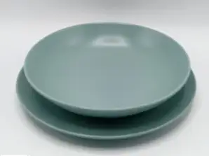 Nabídka stolního kameniny - nádobí, hrnky, talíře, šálky, snídaňové mísy, salátové mísy atd