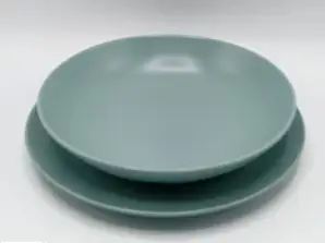 Table Stoneware Offer - Dishes, mugs, platters, cups, breakfast bowls, salad dishes, etc