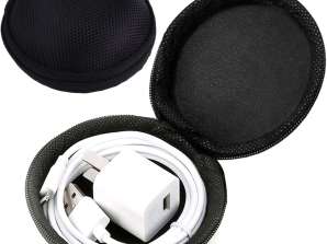 Pouch Cover Box Case Befestigte Box für Ohrhörer Kabel ak