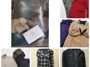 Used clothes sorted JACKET PACKAGE AUTUMN-WINTER MIX FOR WOMEN / MEN 4 ZŁ/ KG