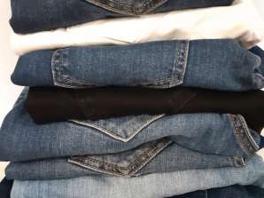 Used clothes sorted PACKAGE PANTS SKINNY JEANS WOMEN'S MIX 8 zł / kg