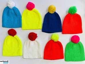 Sieviešu/vīriešu neona cepure - KRĀSAS - rudens/ziema - pēdējie priekšmeti