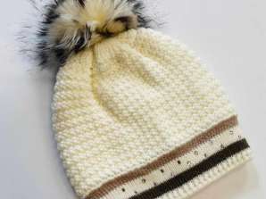 Women's hat with cubic zirconia - colors - last items!