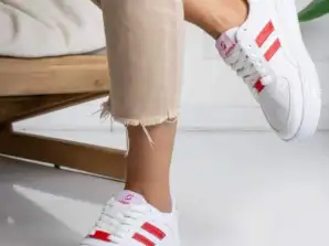 Χονδρικό Αθλητικά Παπούτσια Λευκό-Κόκκινο
