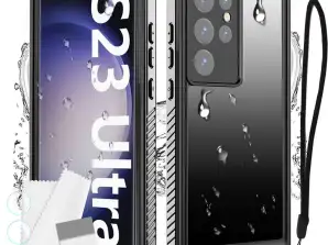 Samsung Galaxy S23 Ultra 360 Alogy pansret rustning vandtæt taske