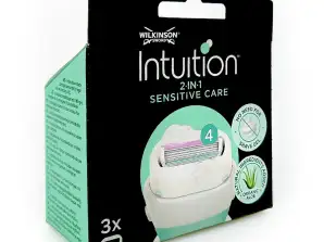 Wilkinson Intuition Sensiive barberblader 2-i-1, pakke med 3