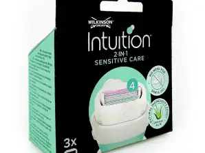 Wilkinson Intuition Sensiive Razor Blades 2in1, Pack of 3