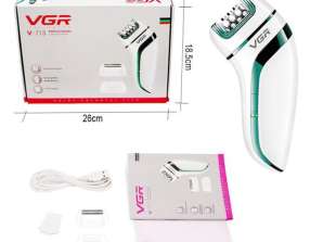 VGR 713 Skuvekļa skūšanās noplūkšana Apledojums Trīskārša uzlāde Ūdensnecaurlaidīgs epilators personīgās higiēnas ierīces 3 In 1 USB uzlādējams