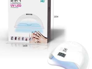 Profesional Inteligente 48w 24 LEDs Sensor automático LED UV Secador de uñas Curado de uñas Lámpara de arte de uñas Manicura Herramienta de pedicura Esmalte de uñas a base de gel para todos
