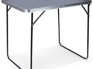 Folding camping table 80x60x70 cm