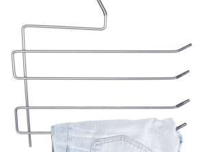 Cabide para calças de metal para 4 pares de calças
