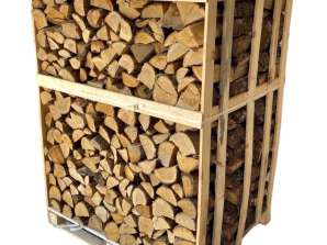 Boîtes de bois de chauffage sec en frêne et aulne de qualité supérieure 1.8RM pour les détaillants - Options d’emballage sécurisées