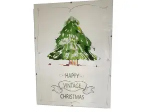 'Happy Vintage Christmas' fotorammer 30x40cm