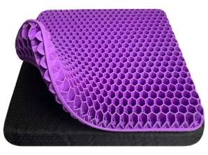 Herzberg HG 03169 : Coussin d’assise en gel violet