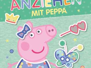 Peppa Pig mon livre d’autocollants « Habillez-vous avec Peppa »