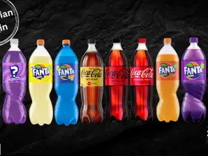 Coca-cola og Fanta produkter 1,5L bulgarsk oprindelse