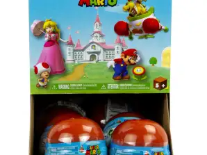 Exhibición del paquete misterioso de figuras de Super Mario de Nintendo