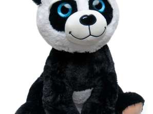 Panda avec peluche yeux pailletés 50 cm