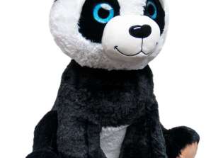 Panda avec peluche yeux pailletés 60 cm