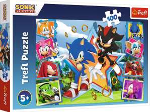 Sonic The Hedgehog Puzzle 100 brikker